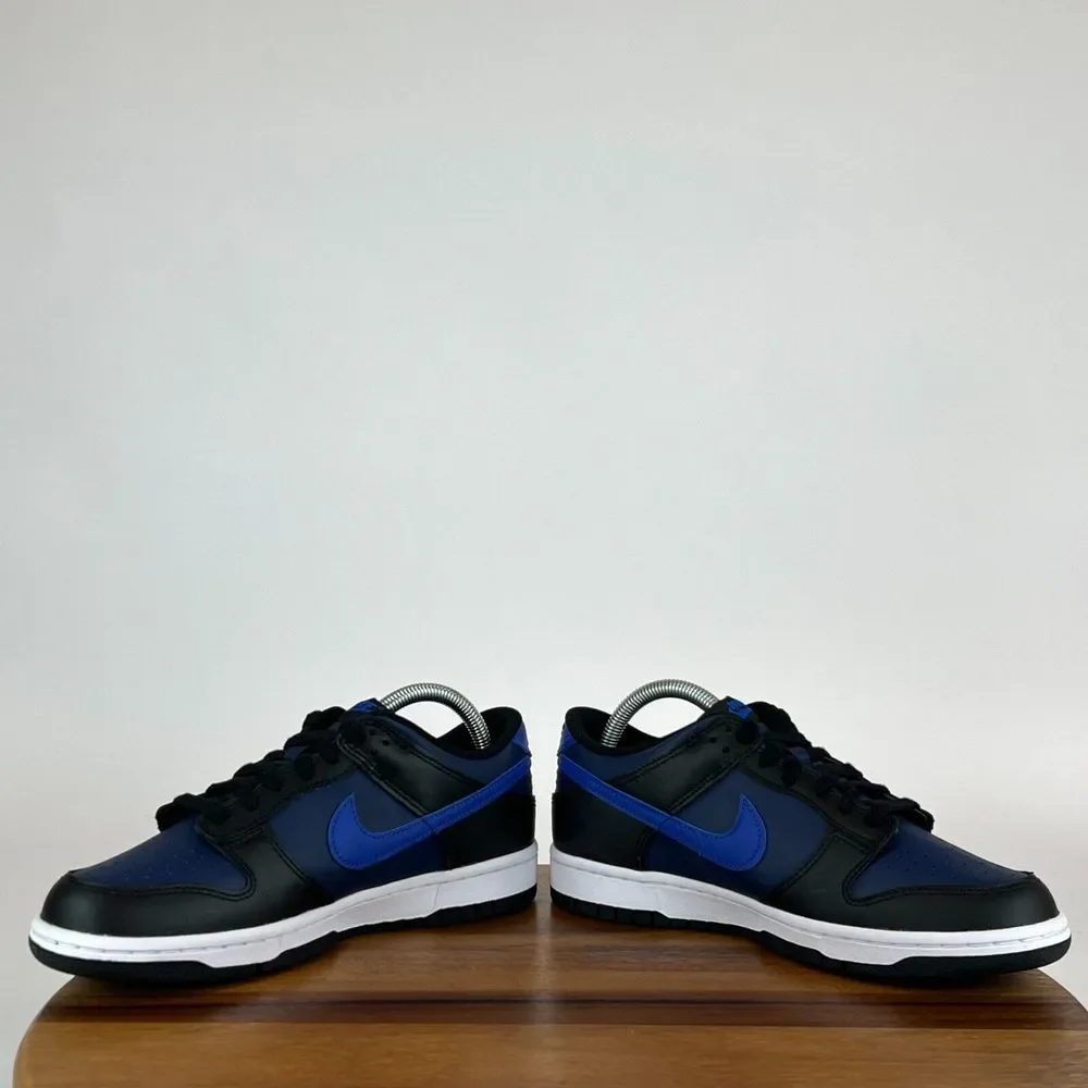 New Big Kids Nike Dunk Low‎ DH9765 402 Midnight Navy Game Royal Black Size 7 Y